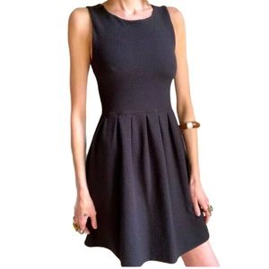 Anthropologie Ganni Noon and Night Black Cotton Dress size S